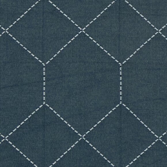 Origin 21 Navy Geometric Light Filtering Back Tab (4 Panels) 50 x 84" (3728167) - Picture 3 of 6